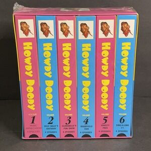 Howdy Doody 50th Anniversary Limited Edition Color Lost Episodes VHS Set NEW